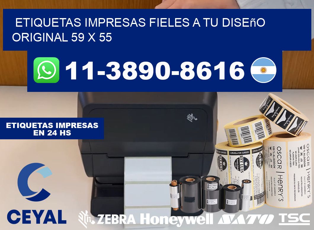 etiquetas impresas fieles a tu diseño original 59 x 55