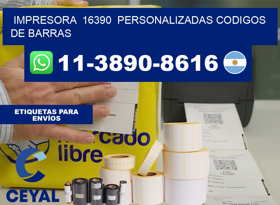 impresora 16390 personalizadas codigos de barras