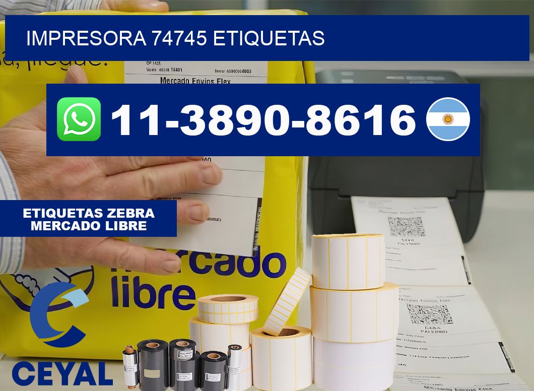 impresora 74745 etiquetas