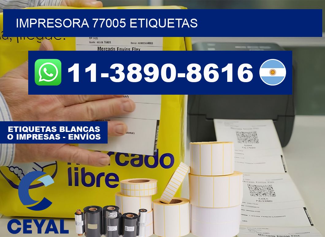 impresora 77005 etiquetas