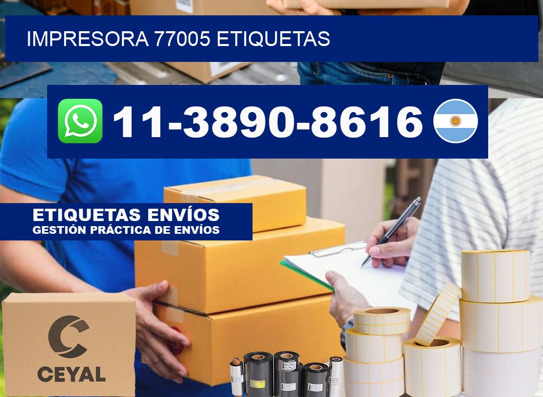 impresora 77005 etiquetas