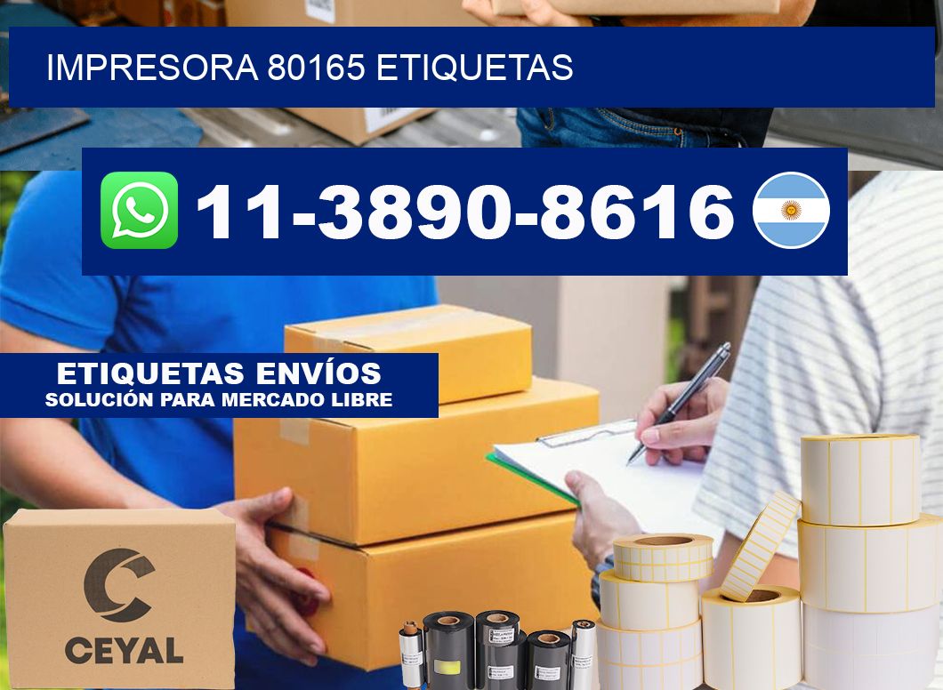 impresora 80165 etiquetas