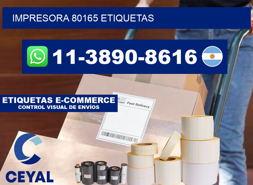 impresora 80165 etiquetas