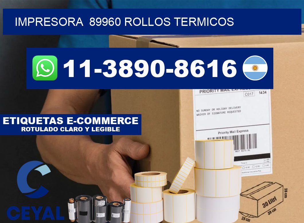 impresora  89960 rollos termicos