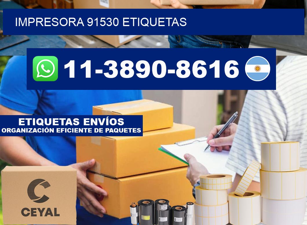 impresora 91530 etiquetas