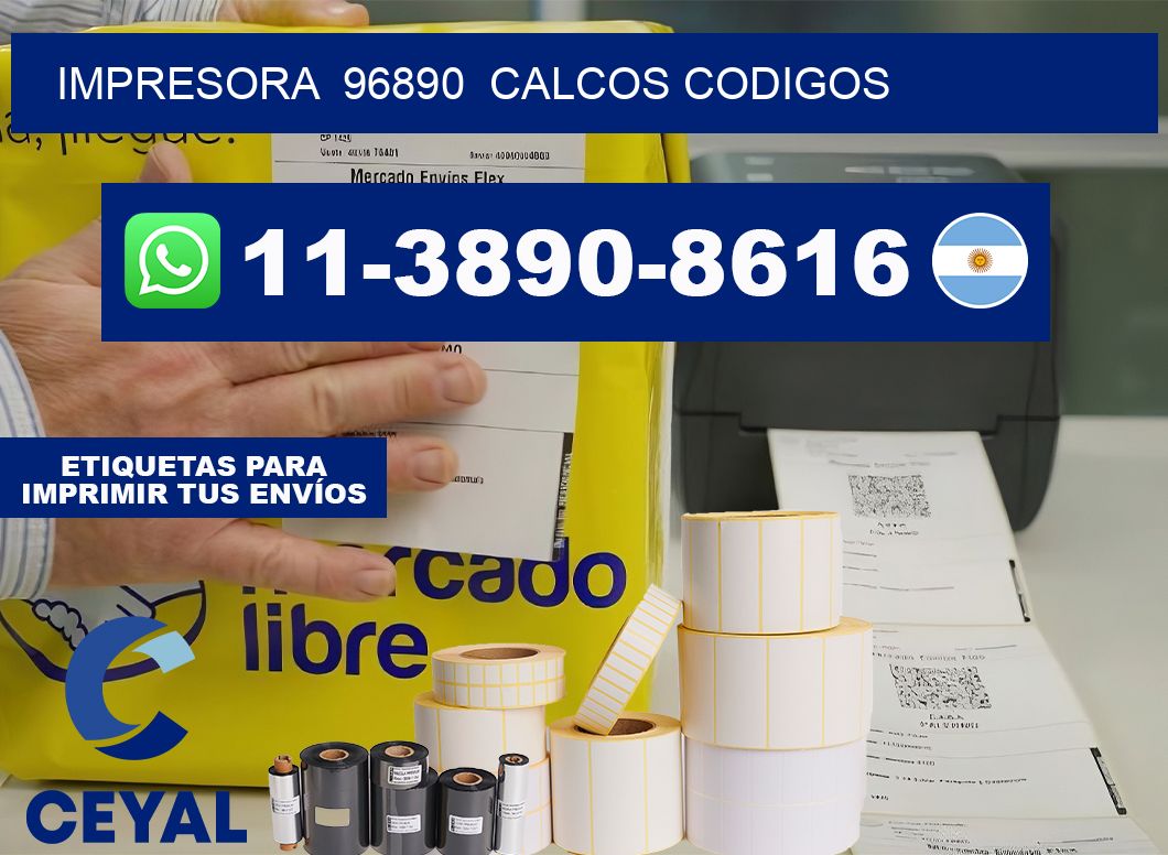 impresora  96890  calcos codigos