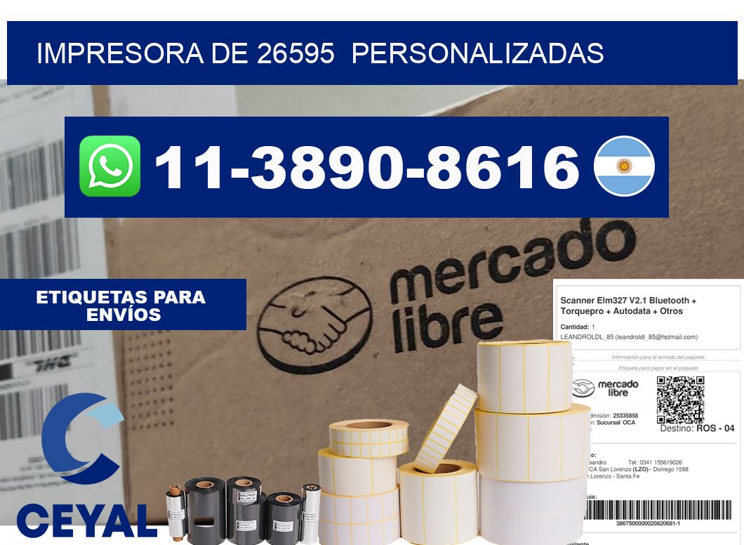 impresora de 26595 personalizadas
