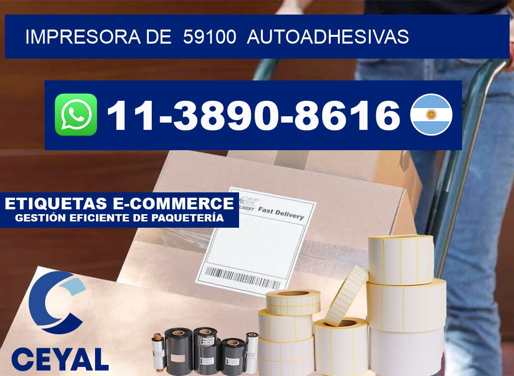 impresora de  59100  autoadhesivas