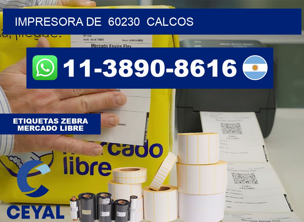 impresora de  60230  calcos