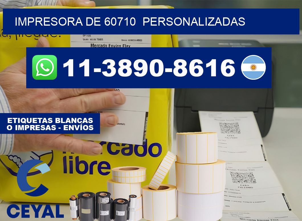 impresora de 60710 personalizadas
