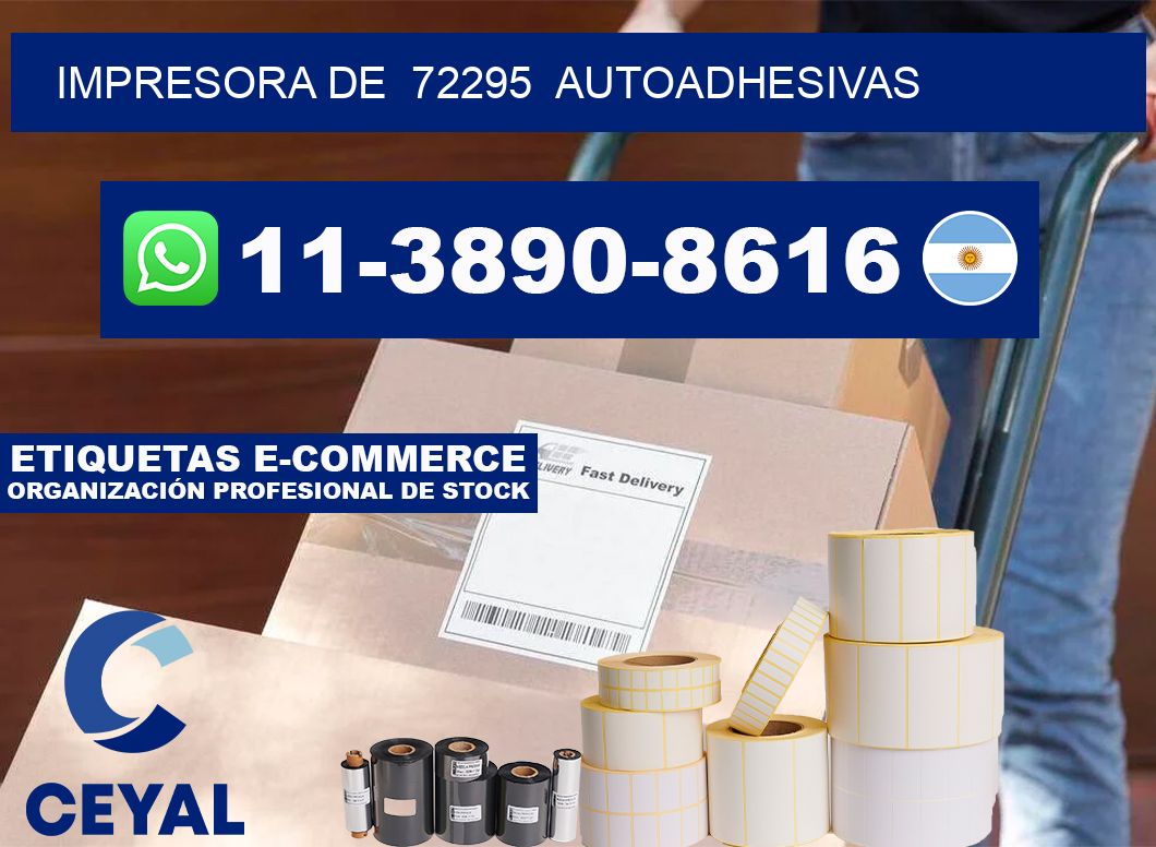 impresora de  72295  autoadhesivas