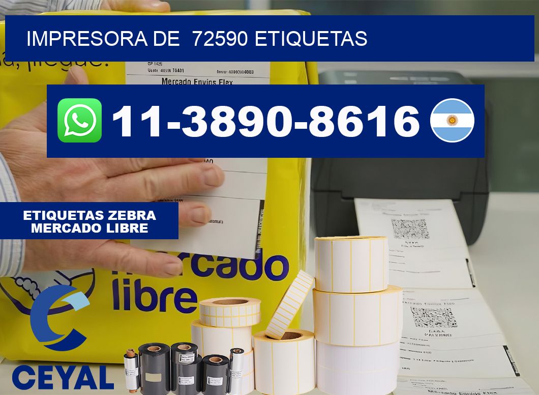 impresora de 72590 etiquetas