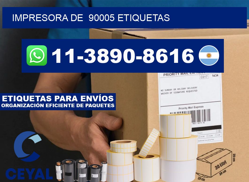 impresora de  90005 etiquetas