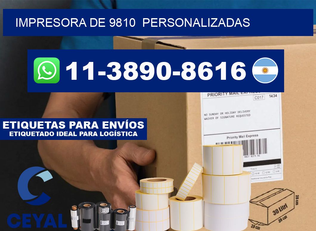 impresora de 9810  personalizadas
