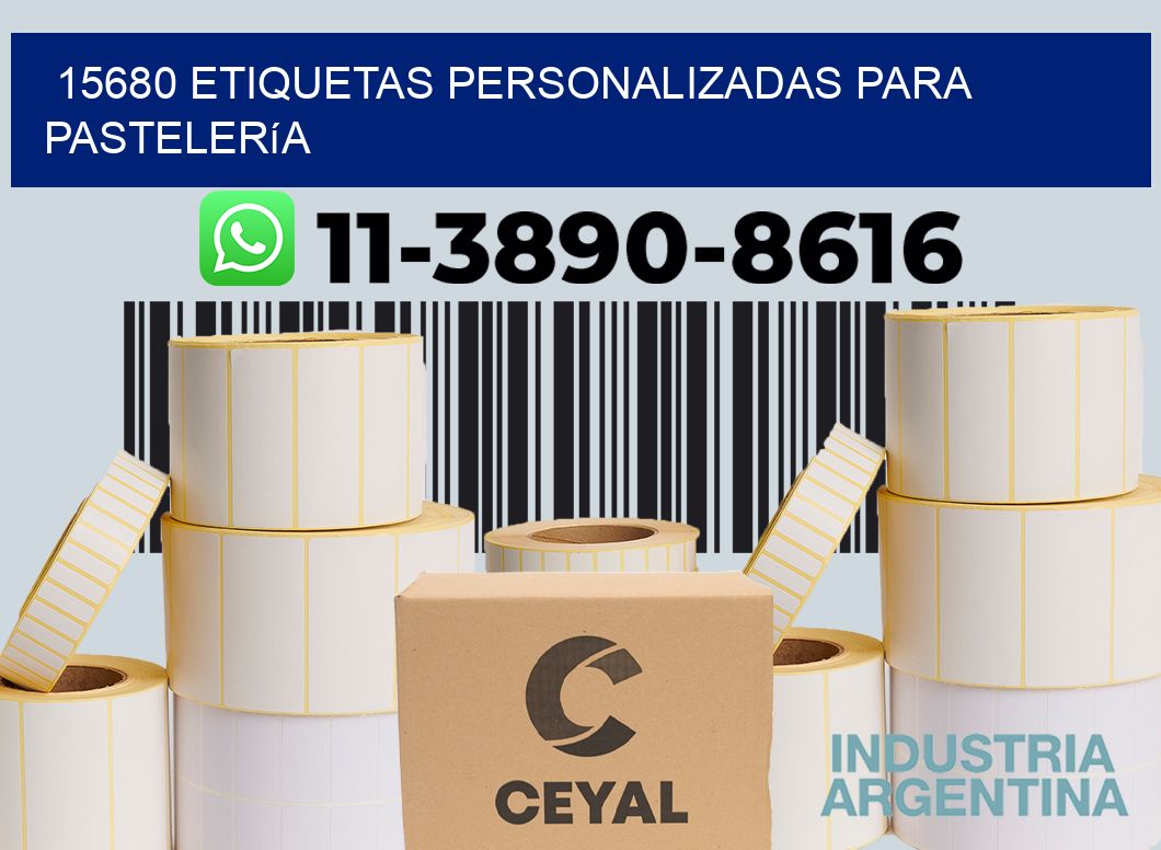 15680 etiquetas personalizadas para pastelería