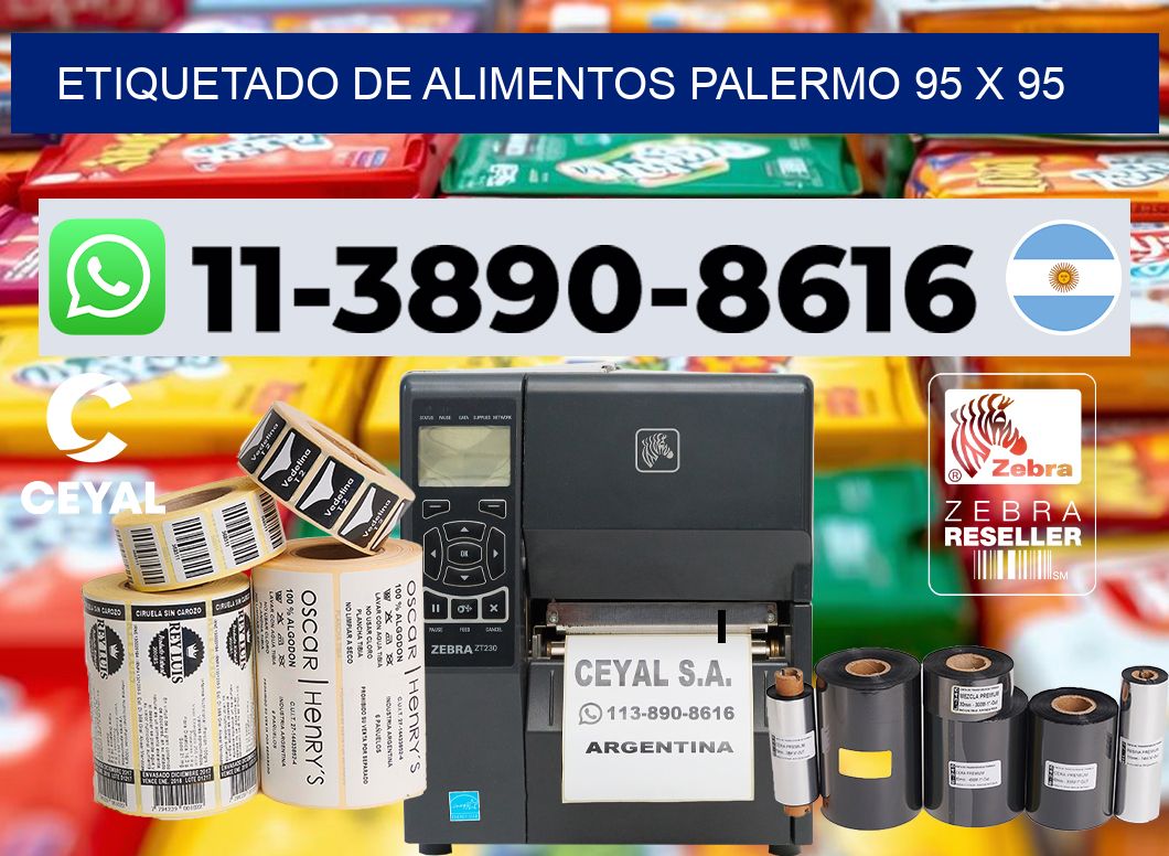 Etiquetado de alimentos palermo 95 x 95