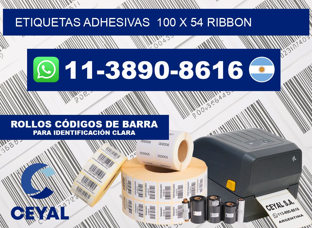Etiquetas adhesivas  100 x 54 ribbon