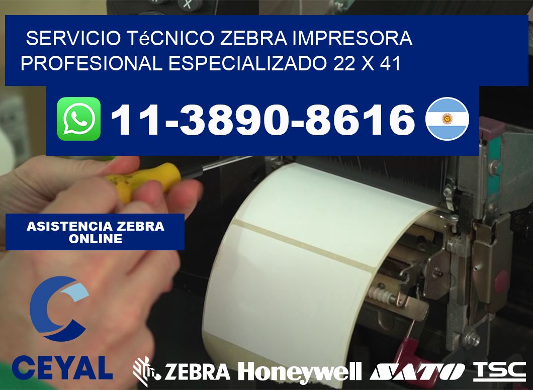 Servicio Técnico Zebra Impresora Profesional Especializado 22 x 41
