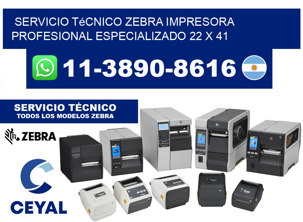 Servicio Técnico Zebra Impresora Profesional Especializado 22 x 41