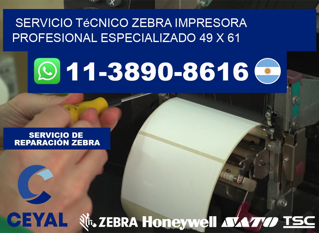 Servicio Técnico Zebra Impresora Profesional Especializado 49 x 61