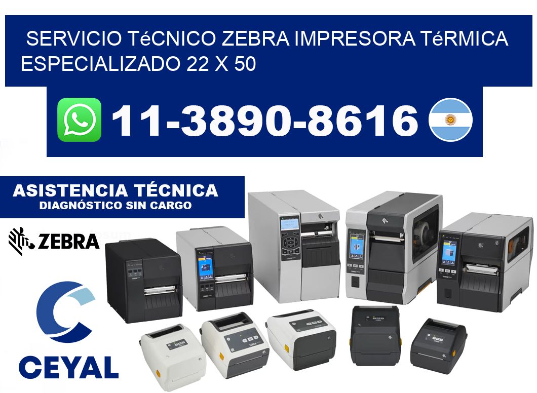 Servicio Técnico Zebra Impresora Térmica Especializado 22 x 50
