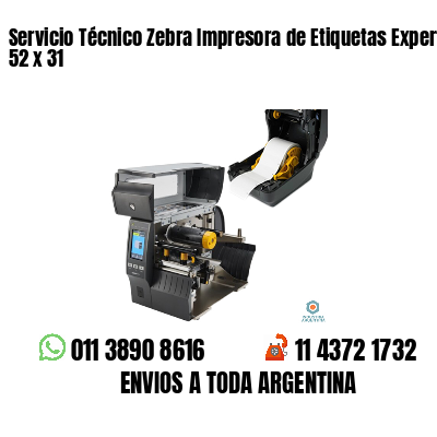 Servicio Técnico Zebra Impresora de Etiquetas Experto 52 x 31