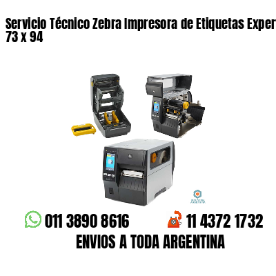 Servicio Técnico Zebra Impresora de Etiquetas Experto 73 x 94