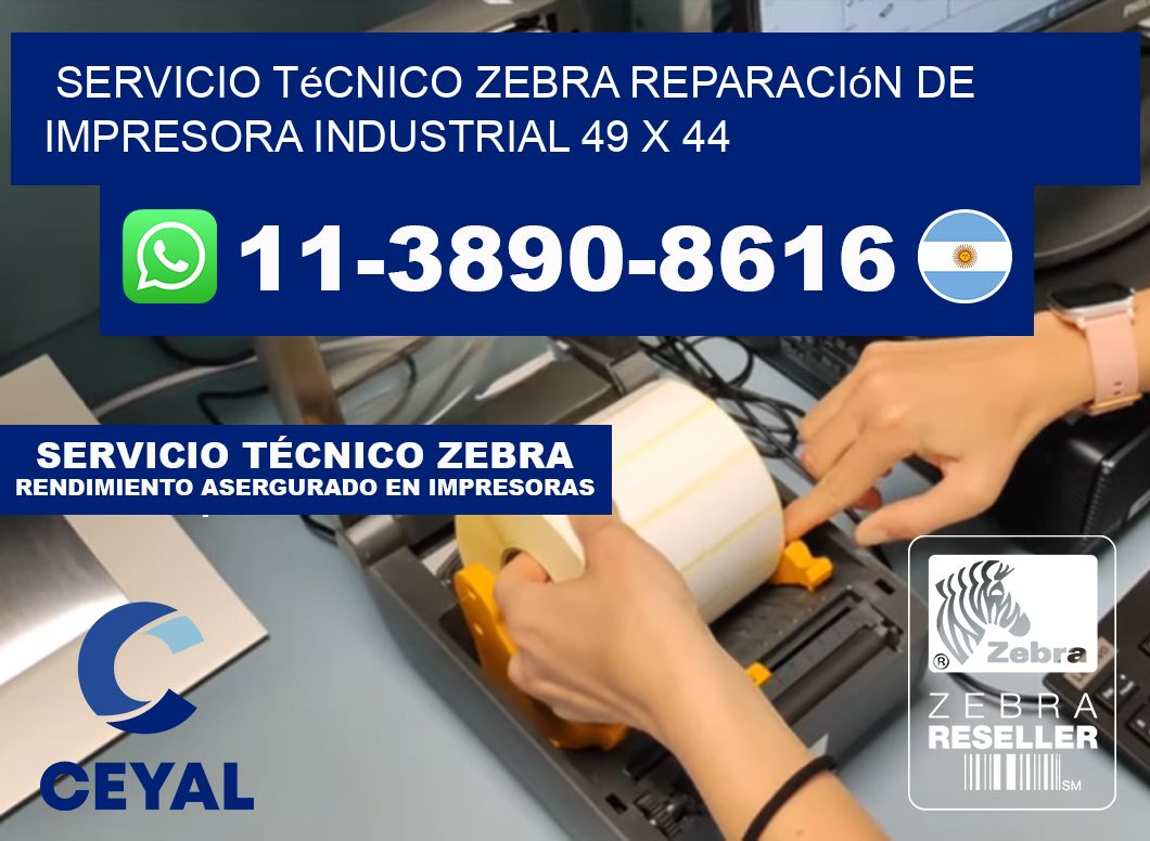 Servicio Técnico Zebra Reparación de Impresora Industrial 49 x 44