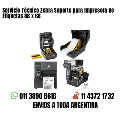 Servicio Técnico Zebra Soporte para Impresora de Etiquetas 88 x 68