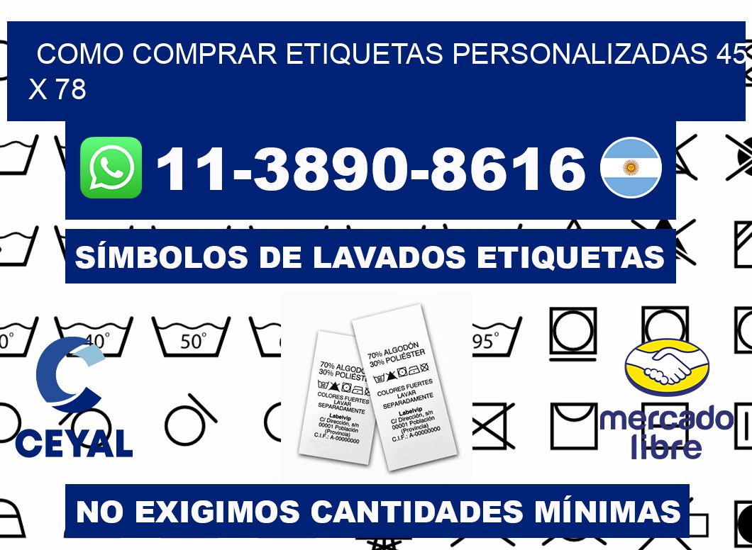 como comprar etiquetas personalizadas 45 x 78