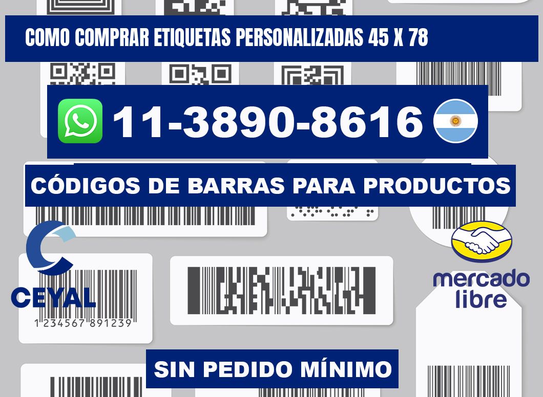 como comprar etiquetas personalizadas 45 x 78