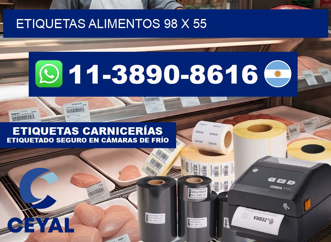 etiquetas alimentos 98 x 55