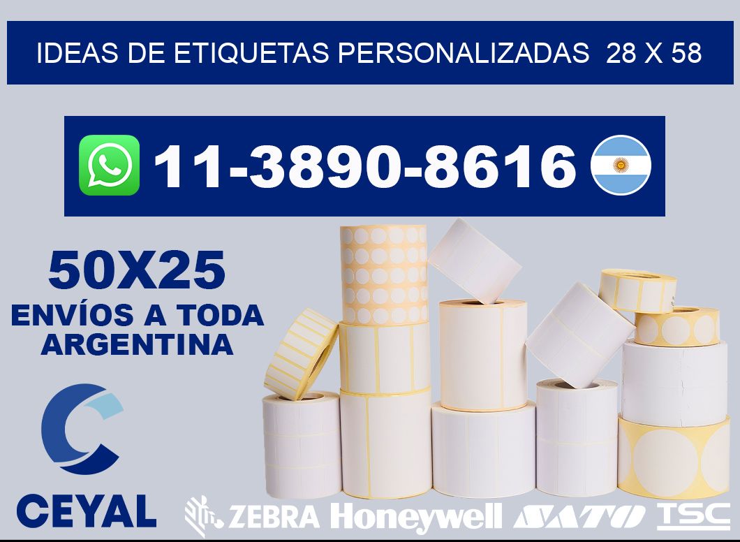 ideas de etiquetas personalizadas 28 x 58