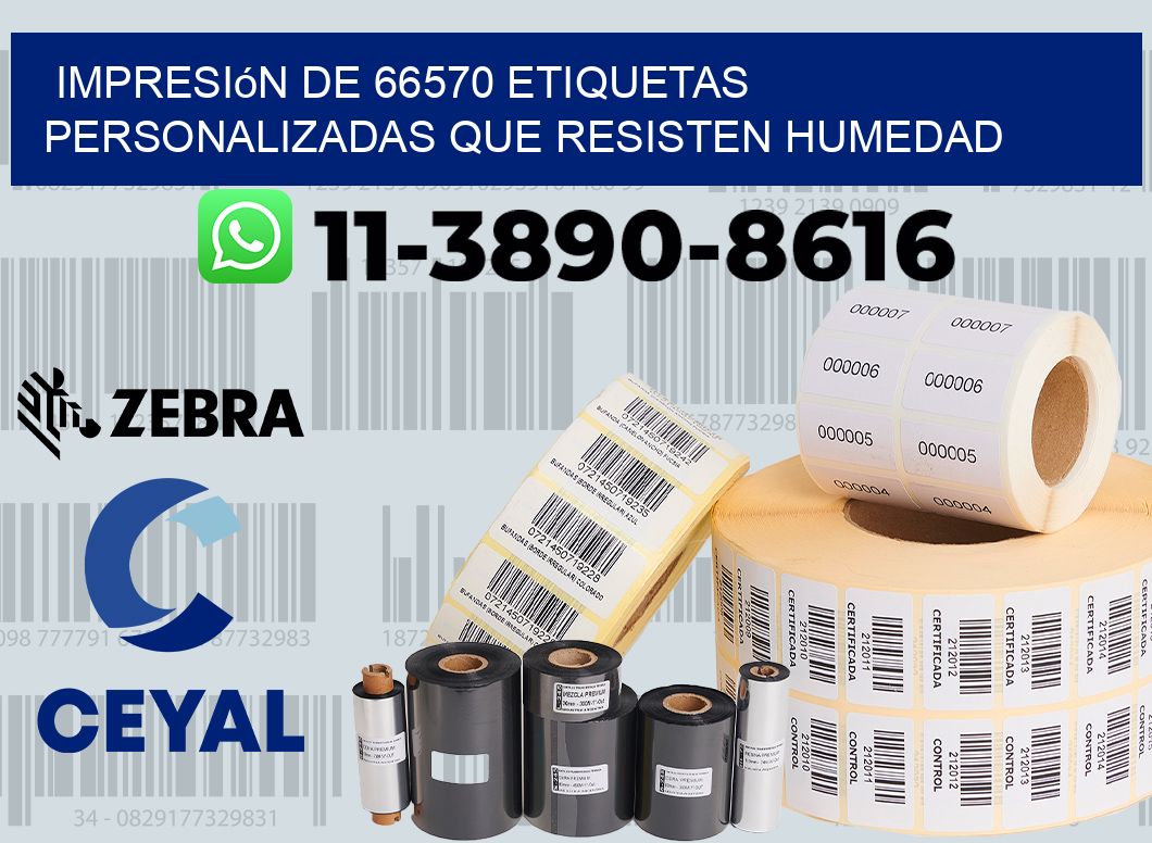 impresión de 66570 etiquetas personalizadas que resisten humedad