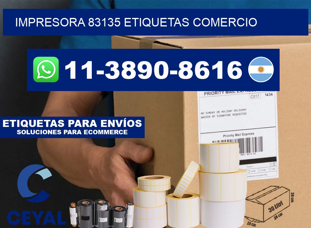 impresora 83135 etiquetas comercio