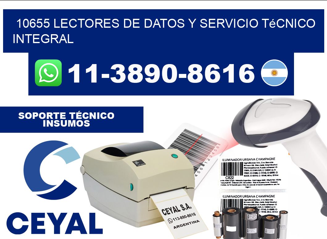 10655 Lectores de Datos y Servicio Técnico Integral