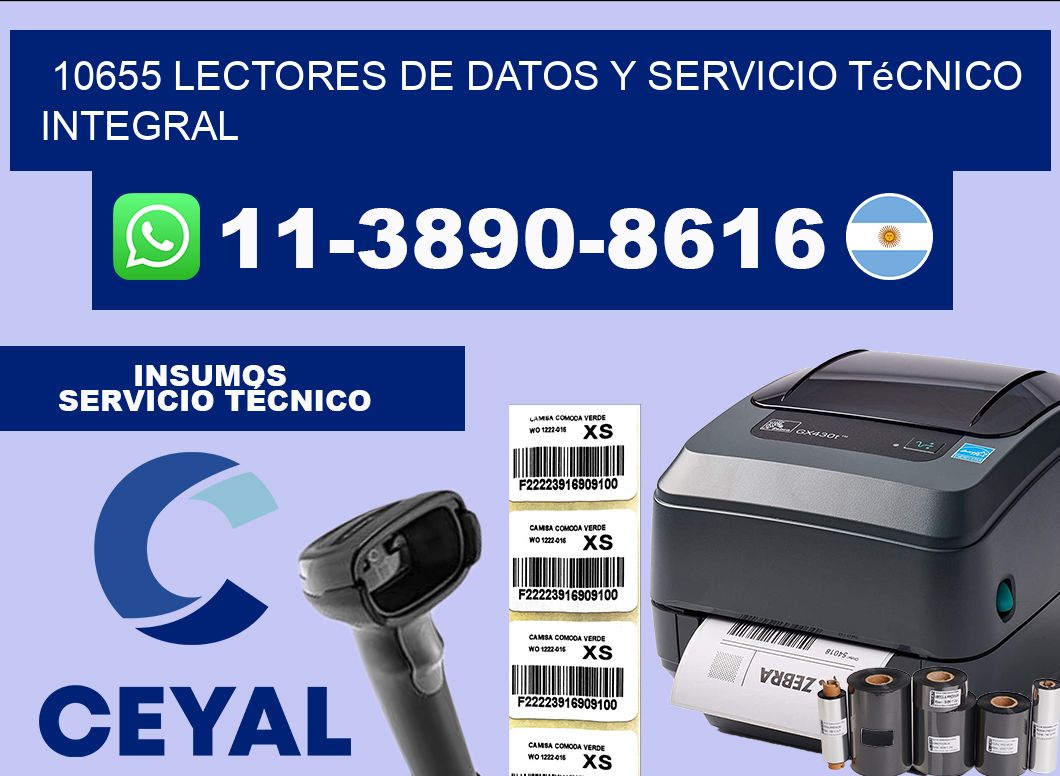 10655 Lectores de Datos y Servicio Técnico Integral