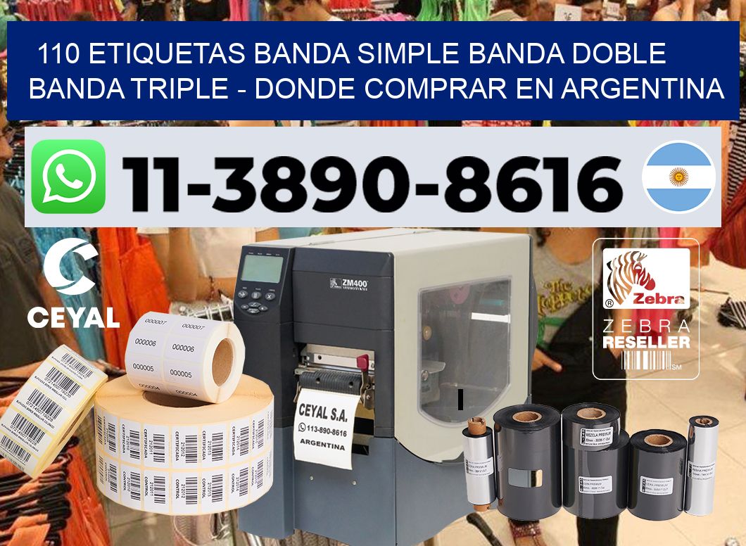 110 etiquetas banda simple banda doble banda triple – Donde Comprar en Argentina
