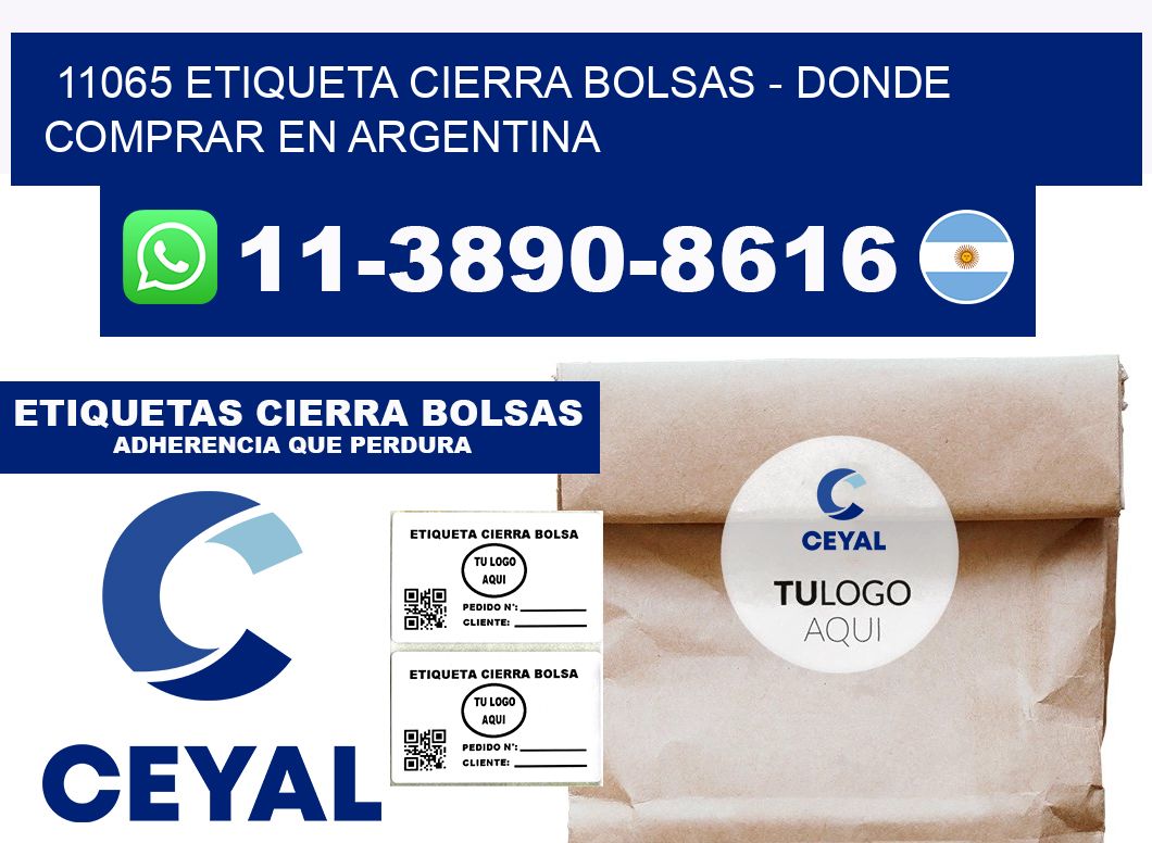 11065 etiqueta Cierra Bolsas - Donde Comprar en Argentina