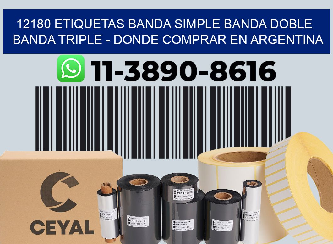 12180 etiquetas banda simple banda doble banda triple - Donde Comprar en Argentina