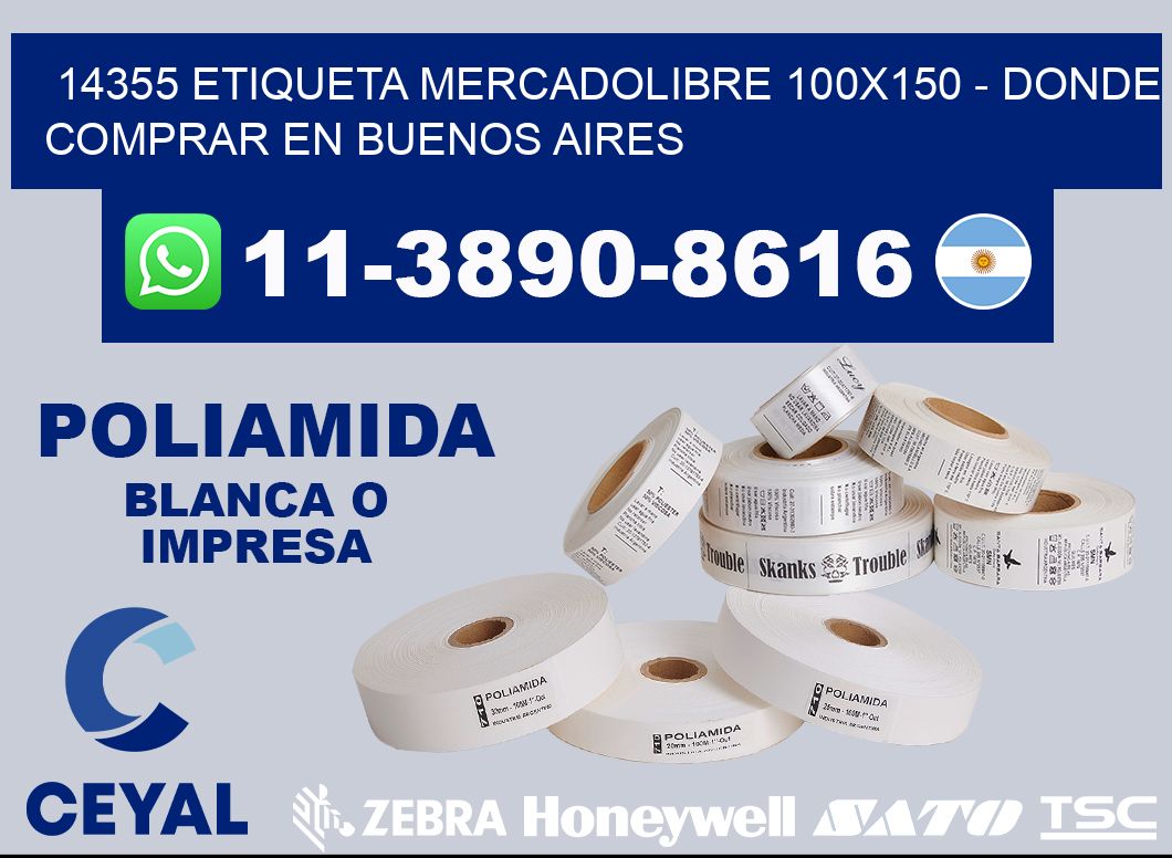 14355 etiqueta MercadoLibre 100x150 - Donde Comprar en Buenos Aires
