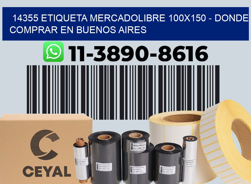 14355 etiqueta MercadoLibre 100x150 - Donde Comprar en Buenos Aires