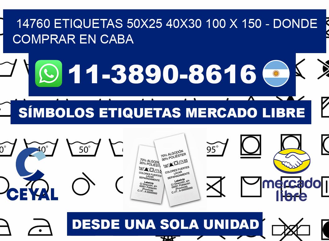 14760 etiquetas 50x25 40x30 100 x 150 - Donde Comprar en Caba