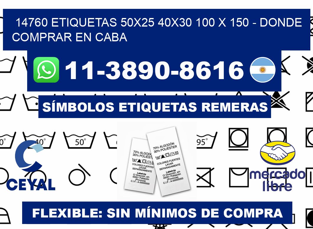 14760 etiquetas 50x25 40x30 100 x 150 - Donde Comprar en Caba