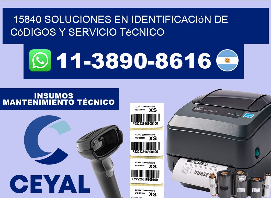 15840 Soluciones en Identificación de códigos y Servicio Técnico