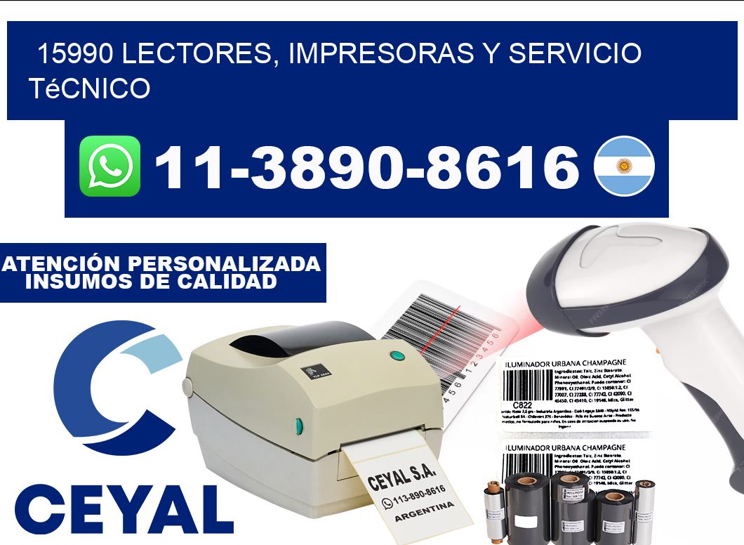15990 Lectores, Impresoras y Servicio Técnico