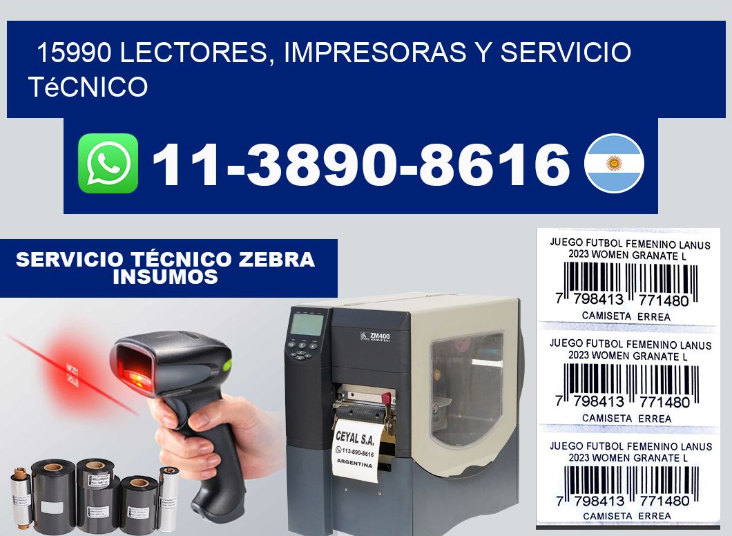 15990 Lectores, Impresoras y Servicio Técnico