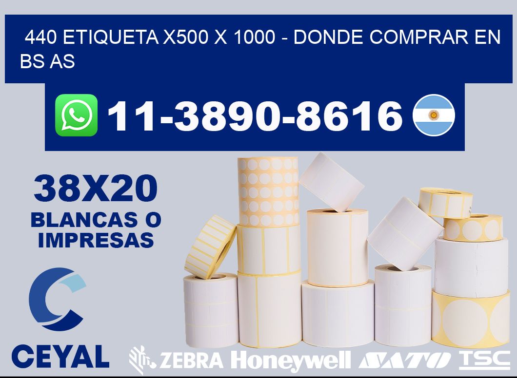 440 etiqueta x500 x 1000 - Donde Comprar en bs as