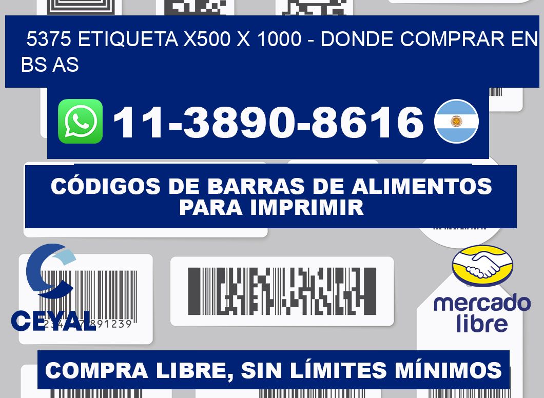5375 etiqueta x500 x 1000 - Donde Comprar en bs as