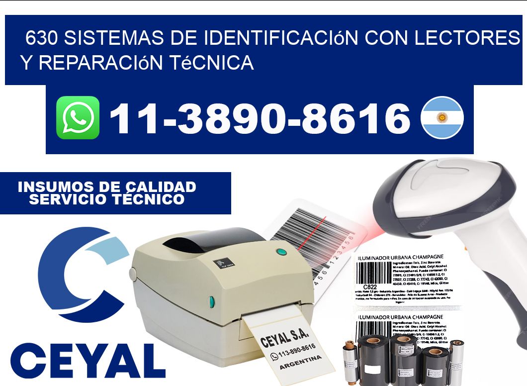 630 Sistemas de Identificación con lectores y Reparación Técnica